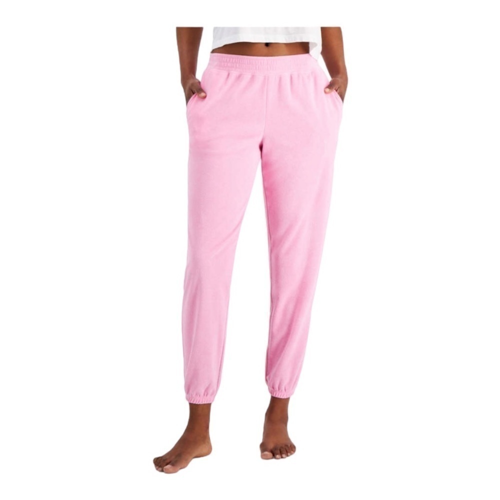 Jenni Smocked Waist Terry Jogger NWT